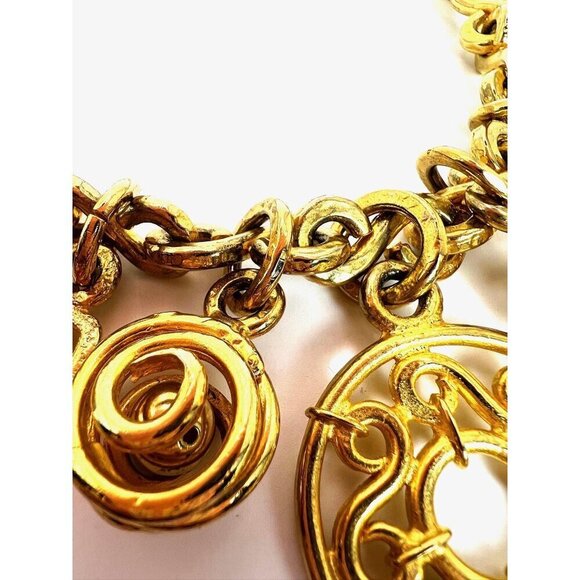 Vintage Gold Celine Necklace 1990s - Picture 9 of 10